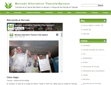 Tablet Screenshot of mercadoalternativotlaxcala.com